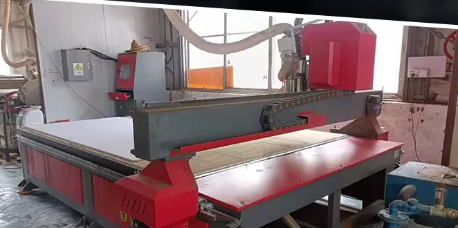 Laser cutting equipment inside the Bendo signage workshop