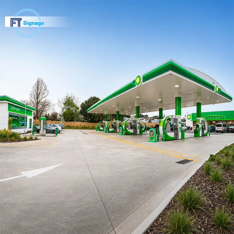 GasFuel Station Canopy Sign