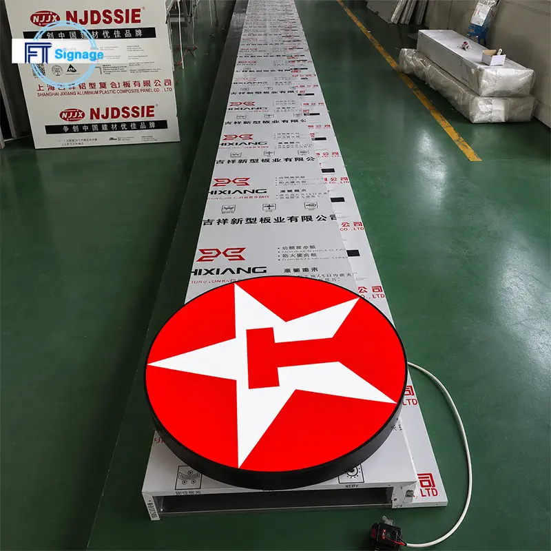 GasFuel Station Canopy Sign - 1