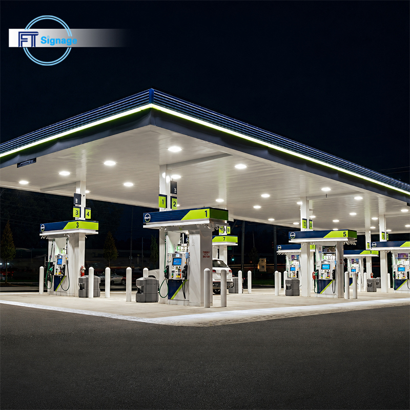 GasFuel Station Canopy Sign - 3
