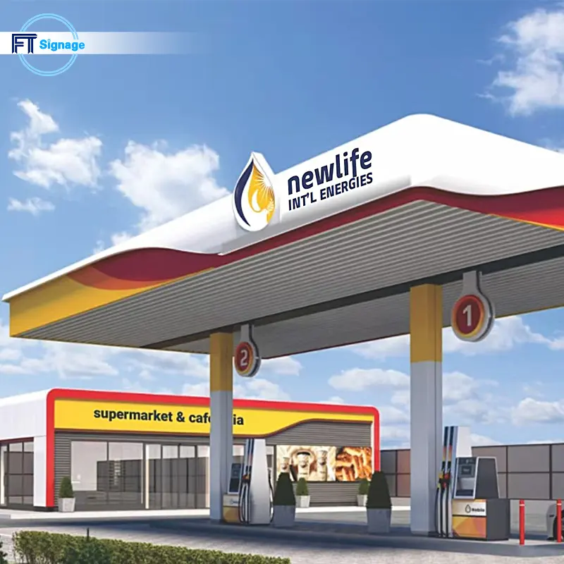 Gas & Fuel Station Price Tower - 6
