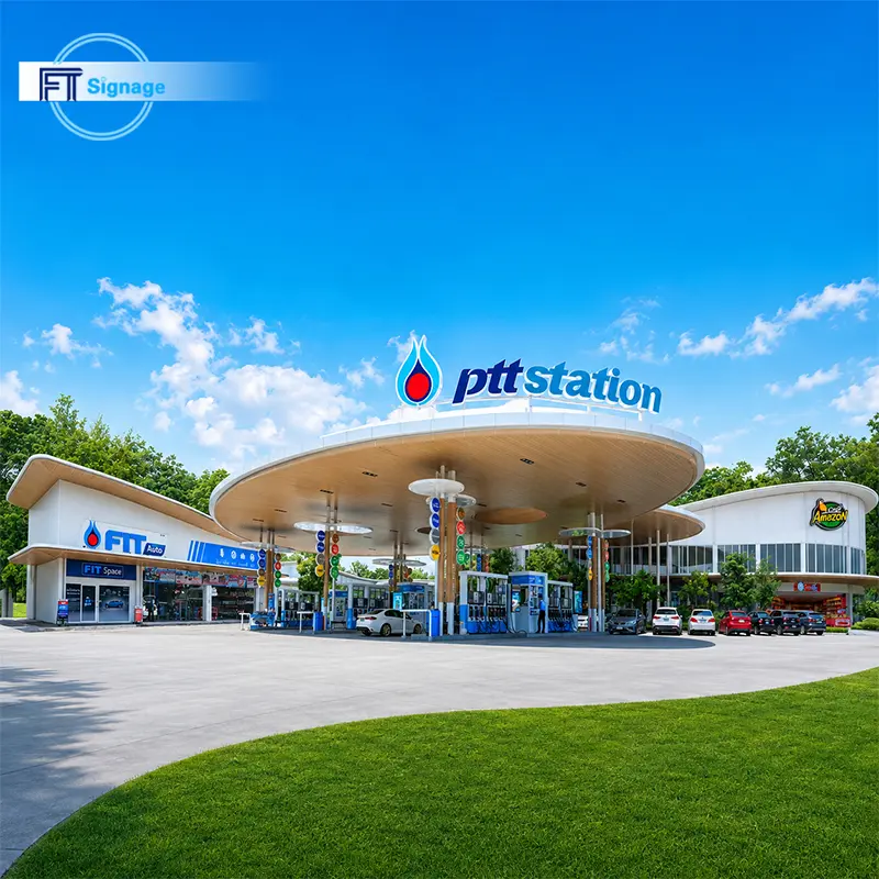 GasFuel Station Canopy Sign