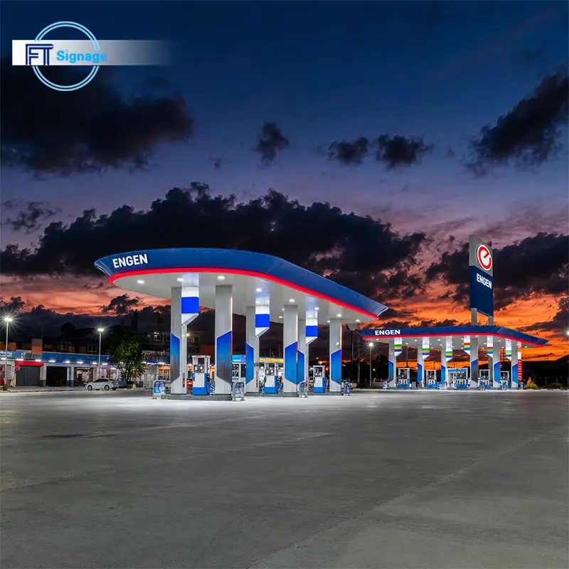 GasFuel Station Canopy Sign - 6