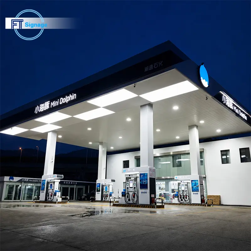 GasFuel Station Canopy Sign - 2