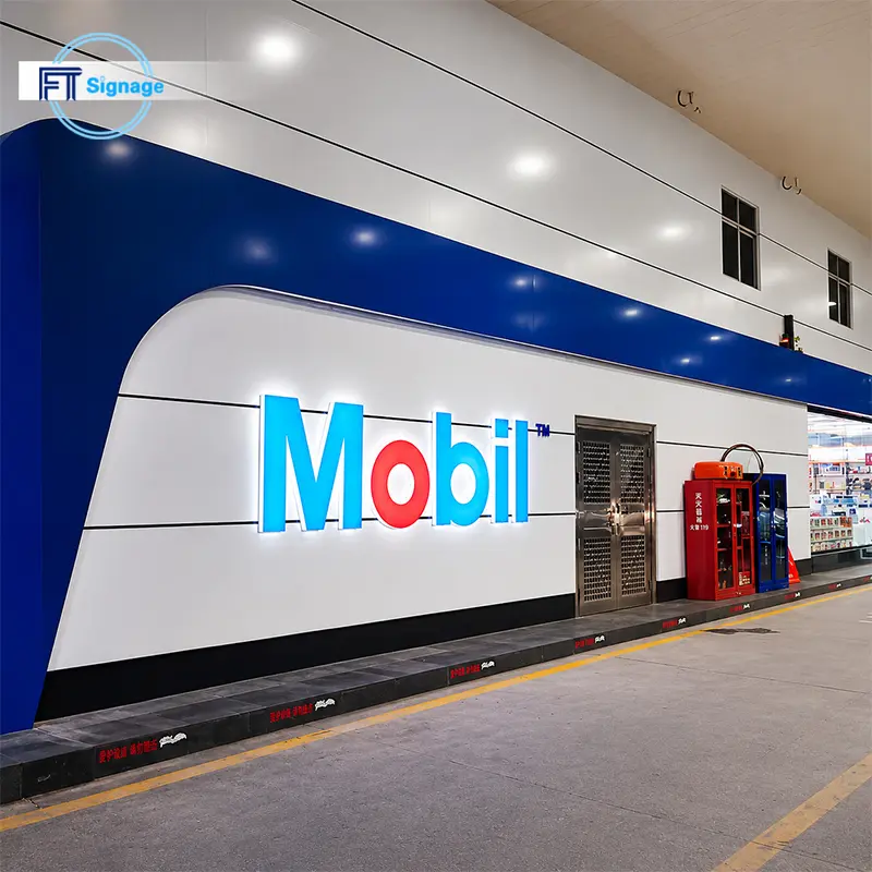 GasFuel Station Canopy Sign - 4