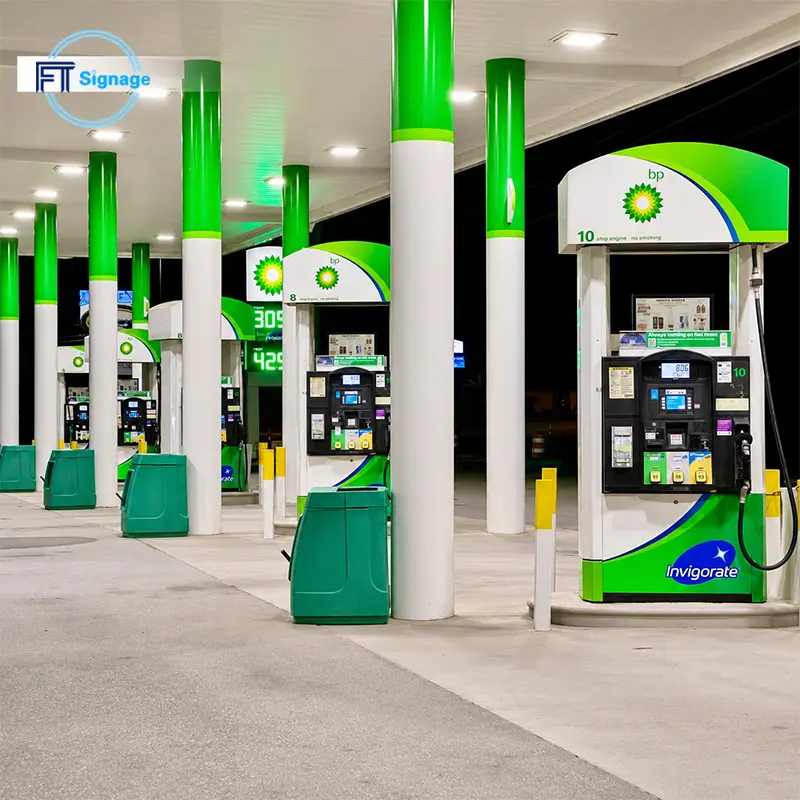 GasFuel Station Canopy Sign - 5