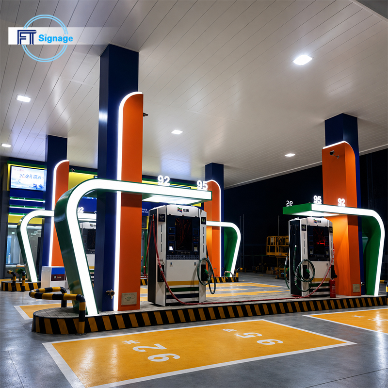 GasFuel Station Canopy Sign - 6