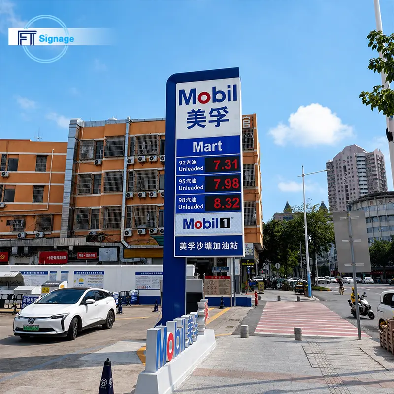 Gas & Fuel Station Price Tower - 5