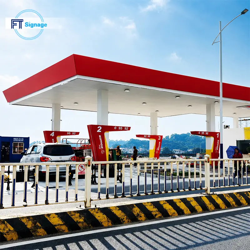 GasFuel Station Canopy Sign - 2