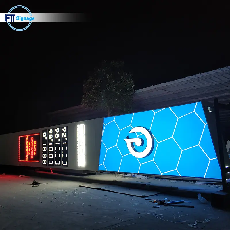 GasFuel Station Canopy Sign - 4