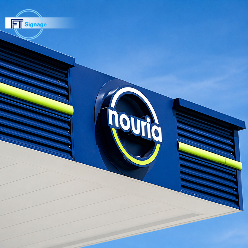 GasFuel Station Canopy Sign - 5