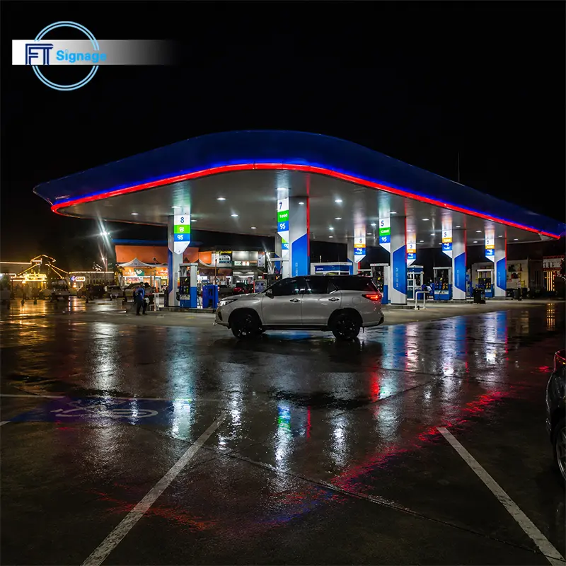 GasFuel Station Canopy Sign - 5