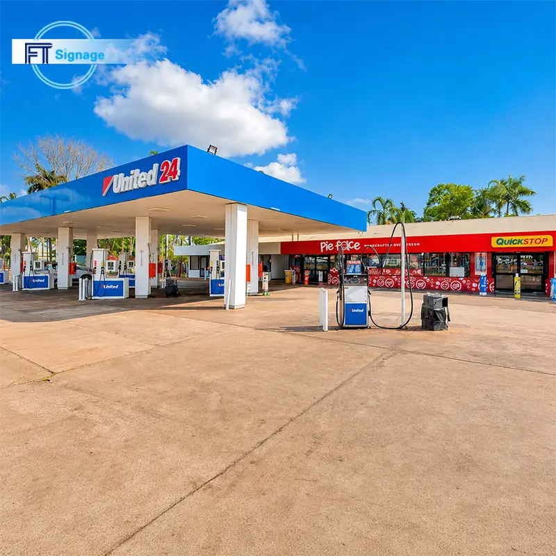 GasFuel Station Canopy Sign - 5