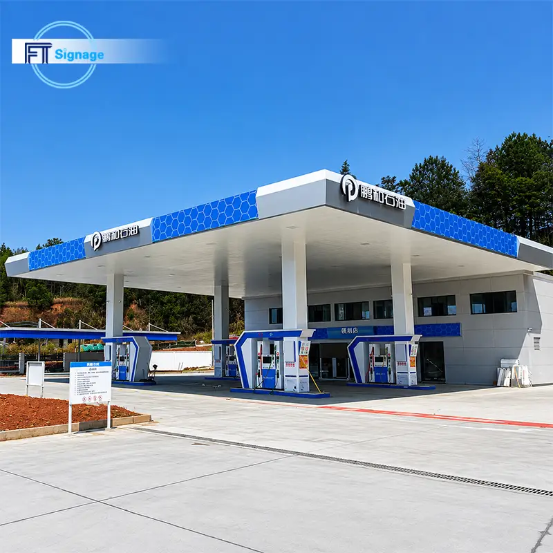 GasFuel Station Canopy Sign