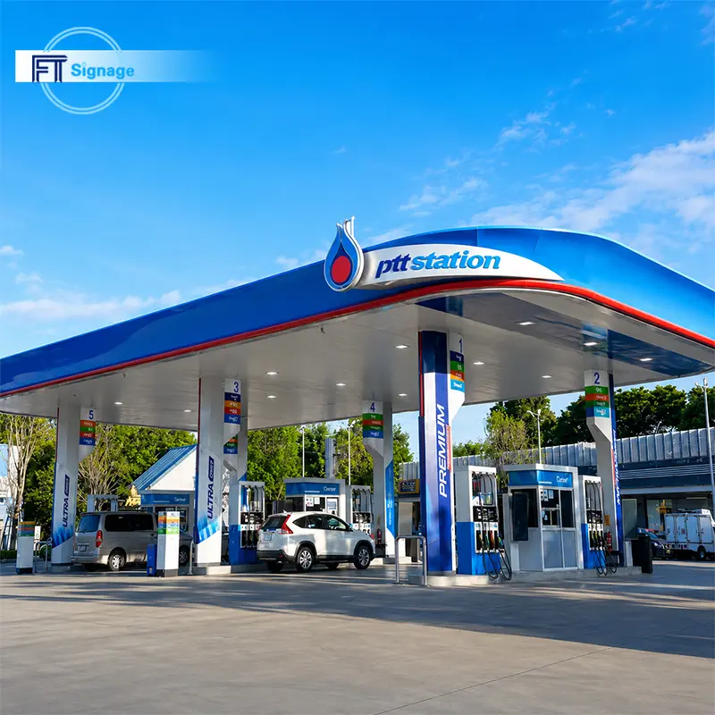 GasFuel Station Canopy Sign - 5