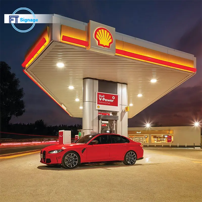 GasFuel Station Canopy Sign - 5