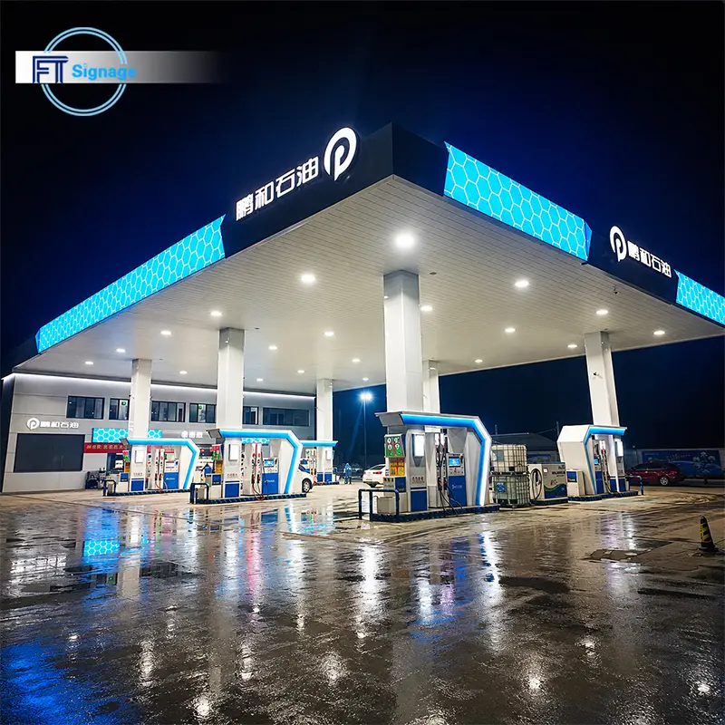 GasFuel Station Canopy Sign - 3