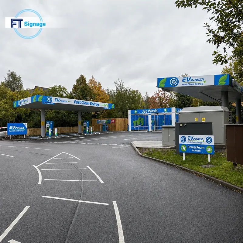 GasFuel Station Canopy Sign - 5