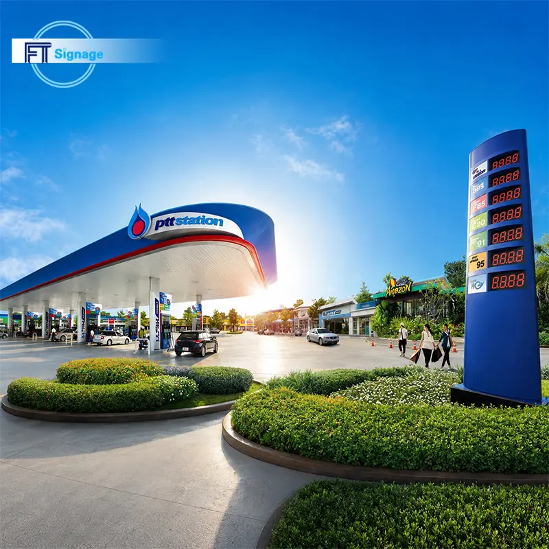 GasFuel Station Canopy Sign