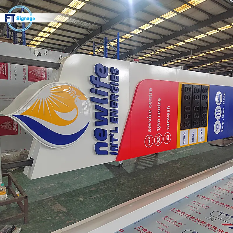 Gas & Fuel Station Price Tower - 5