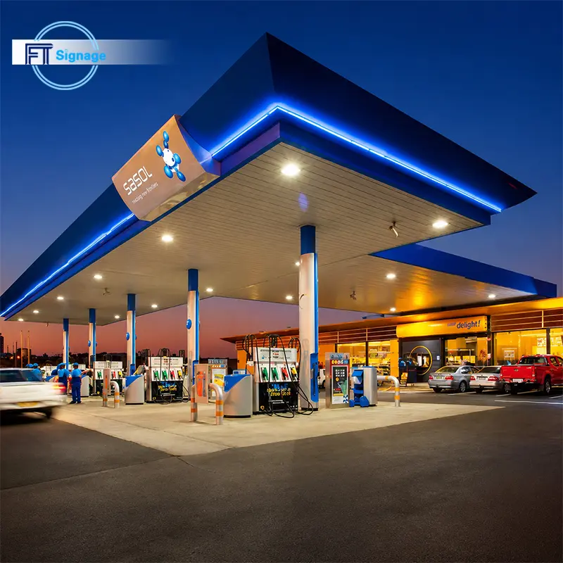 GasFuel Station Canopy Sign - 5