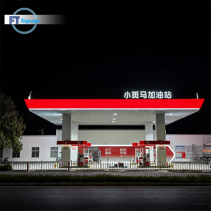 GasFuel Station Canopy Sign