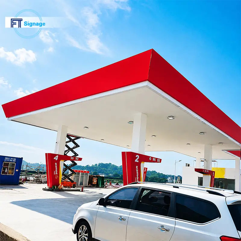 GasFuel Station Canopy Sign - 3