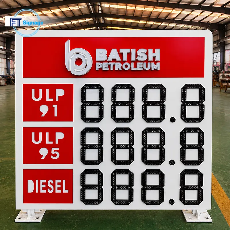 Gas & Fuel Station Price Tower - 4