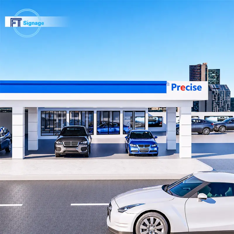 GasFuel Station Canopy Sign - 3