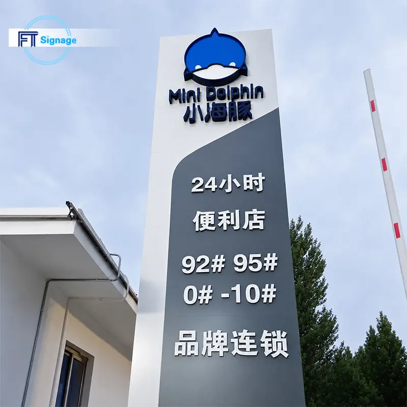 Gas & Fuel Station Price Tower - 4