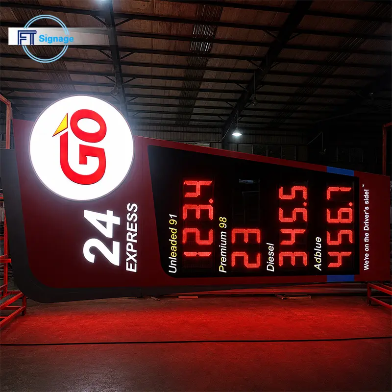 Gas & Fuel Station Price Tower - 1