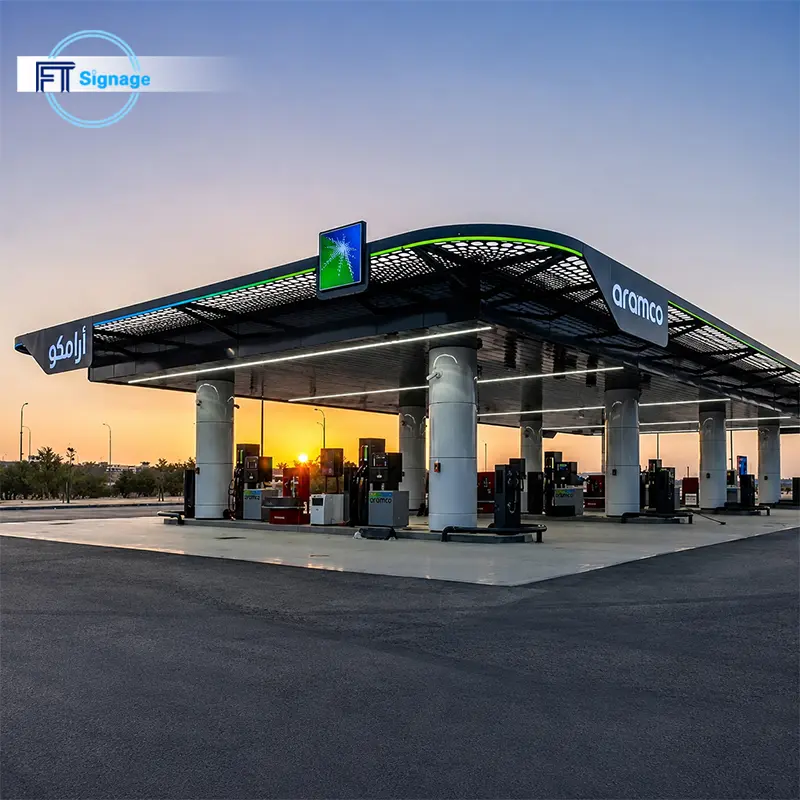 GasFuel Station Canopy Sign