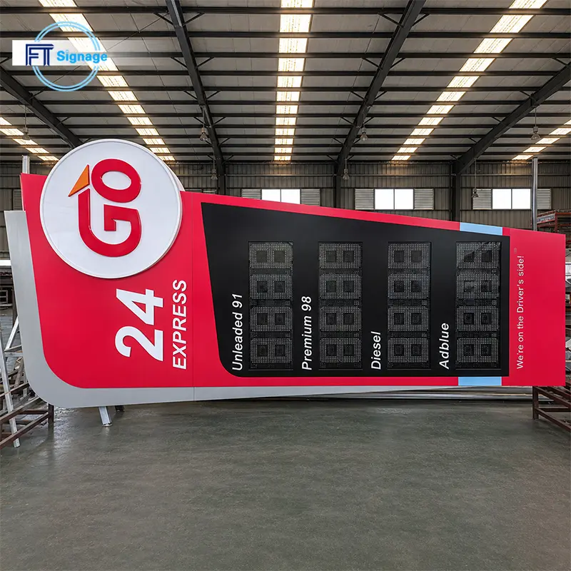 Gas & Fuel Station Price Tower - 4