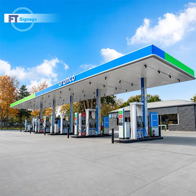GasFuel Station Canopy Sign - 5