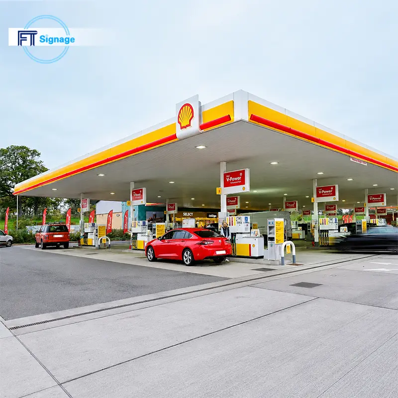 GasFuel Station Canopy Sign - 5