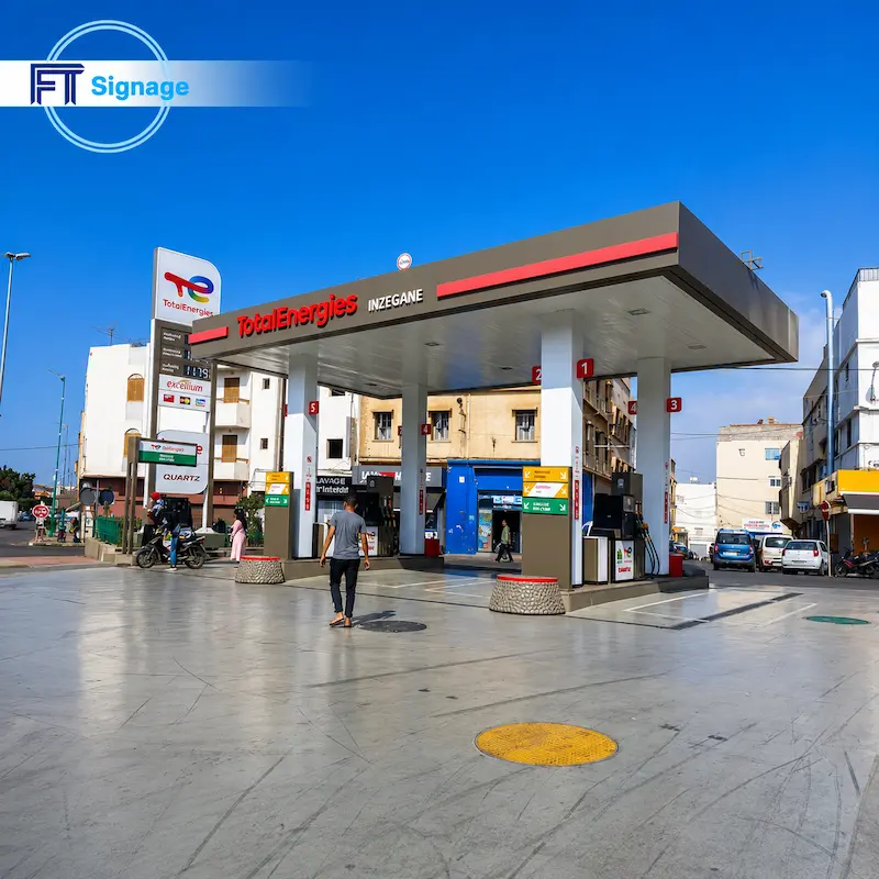 GasFuel Station Canopy Sign - 5