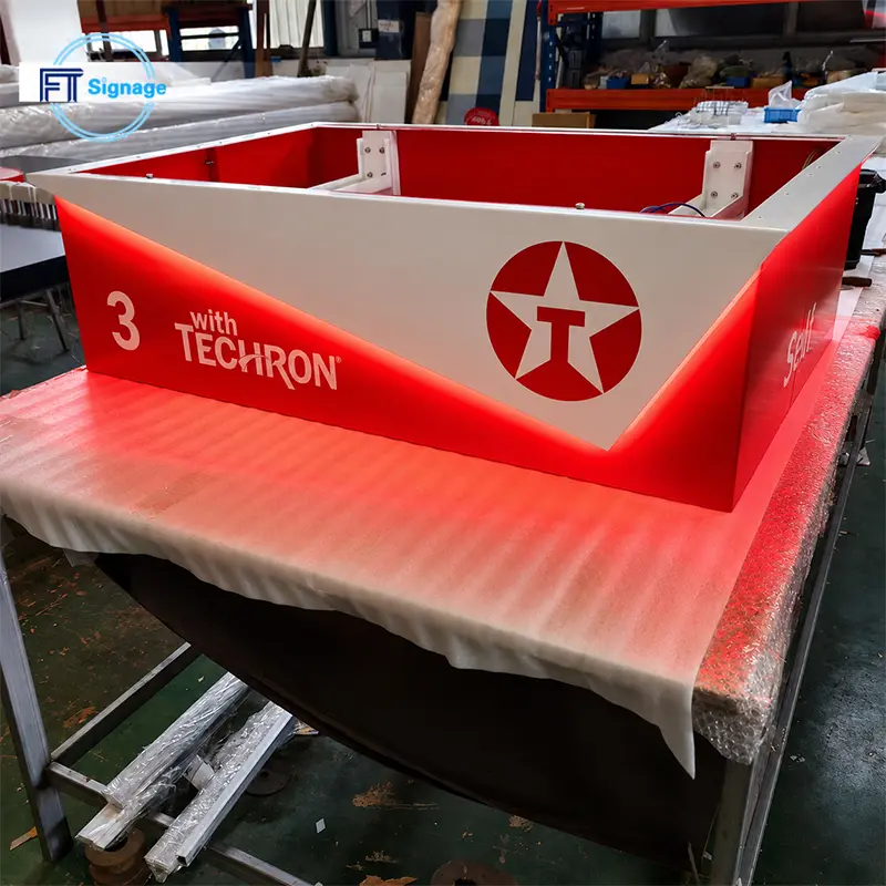 GasFuel Station Canopy Sign - 6