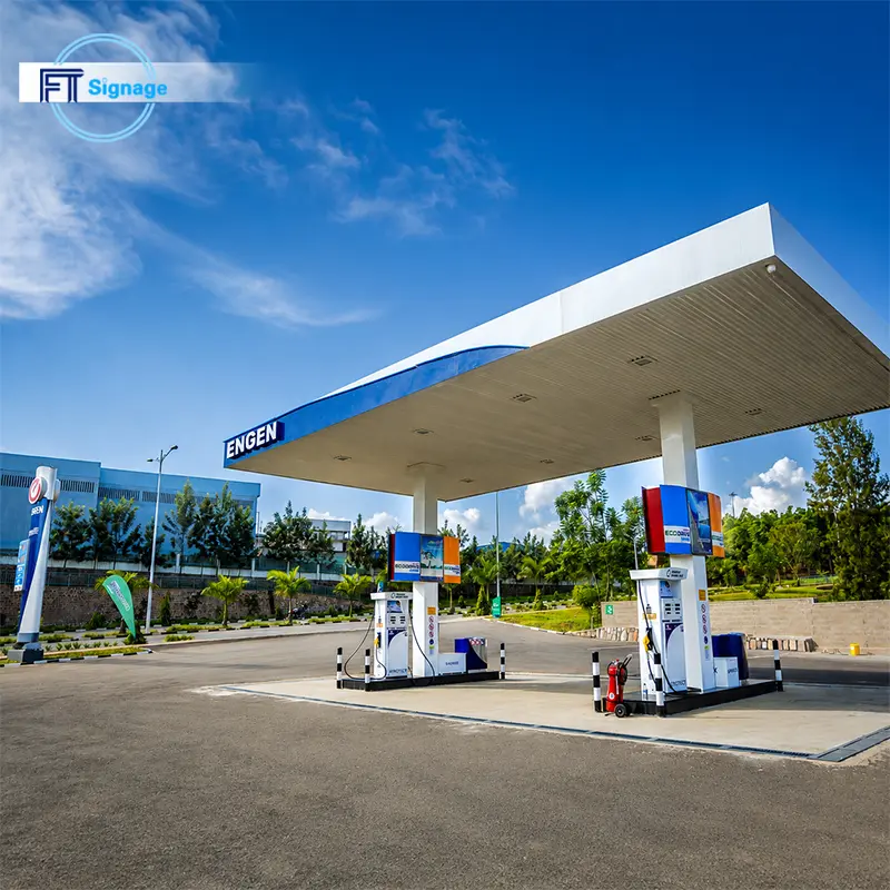 GasFuel Station Canopy Sign - 3