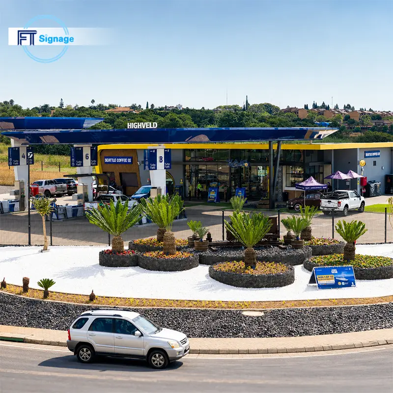GasFuel Station Canopy Sign - 2