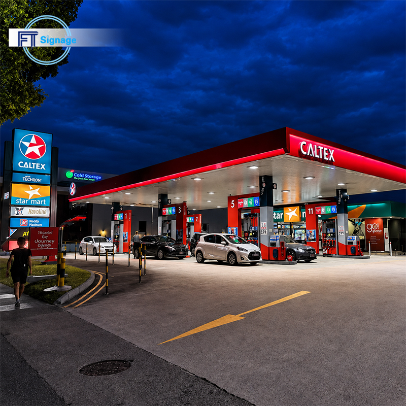 GasFuel Station Canopy Sign - 5