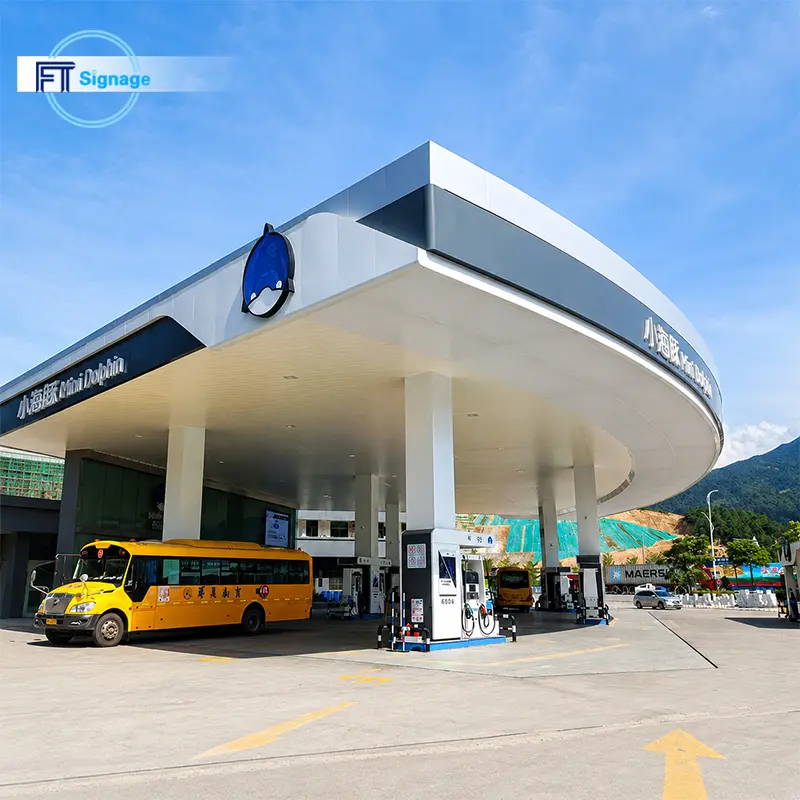 GasFuel Station Canopy Sign