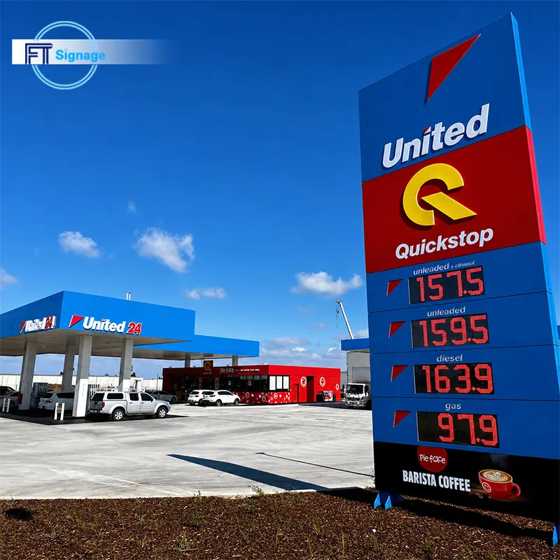 GasFuel Station Canopy Sign