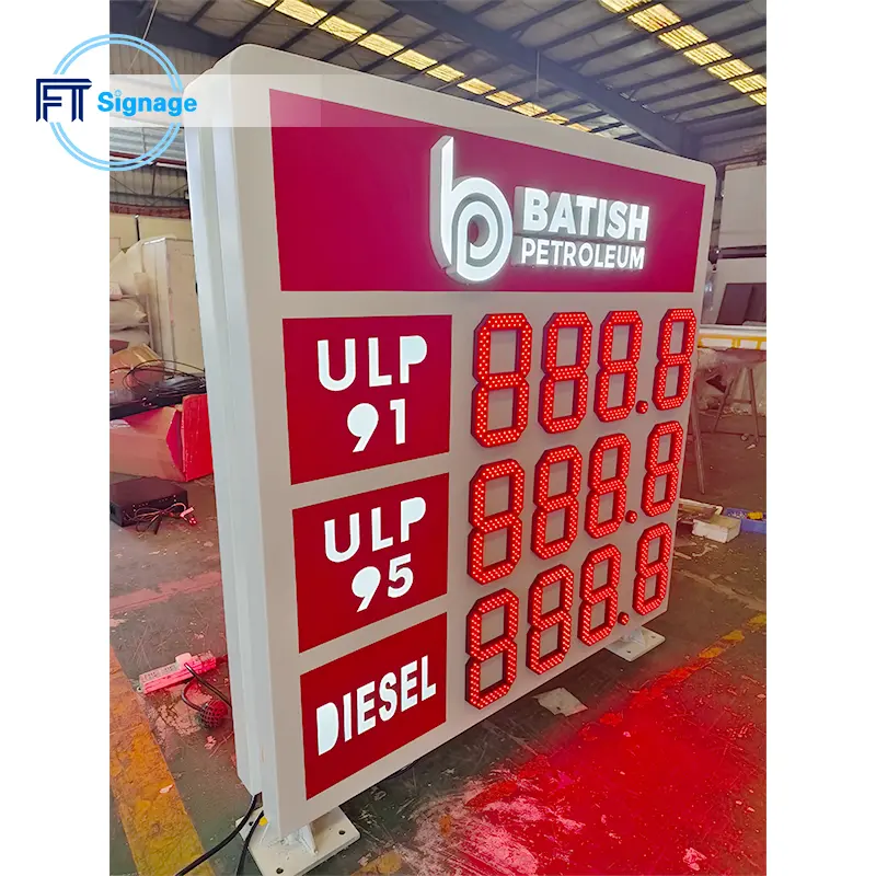 Gas & Fuel Station Price Tower - 2