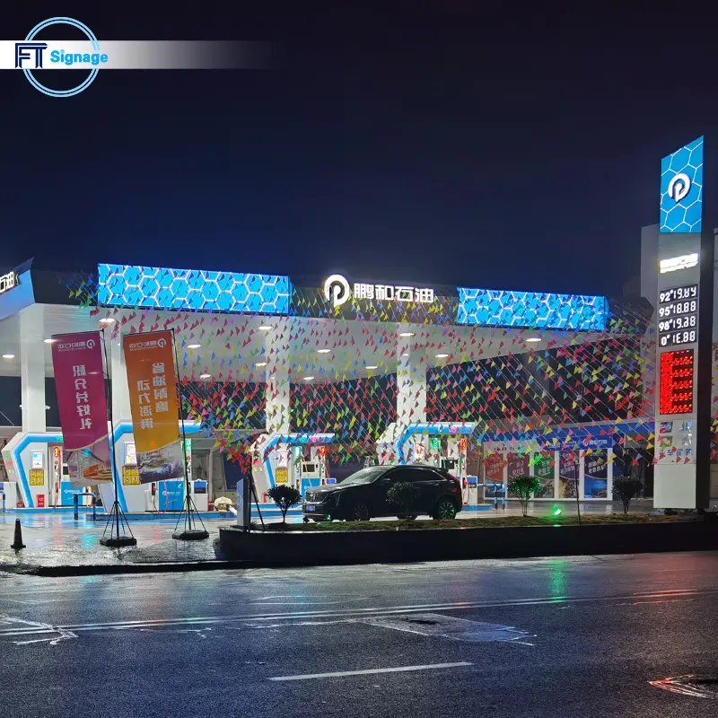 GasFuel Station Canopy Sign