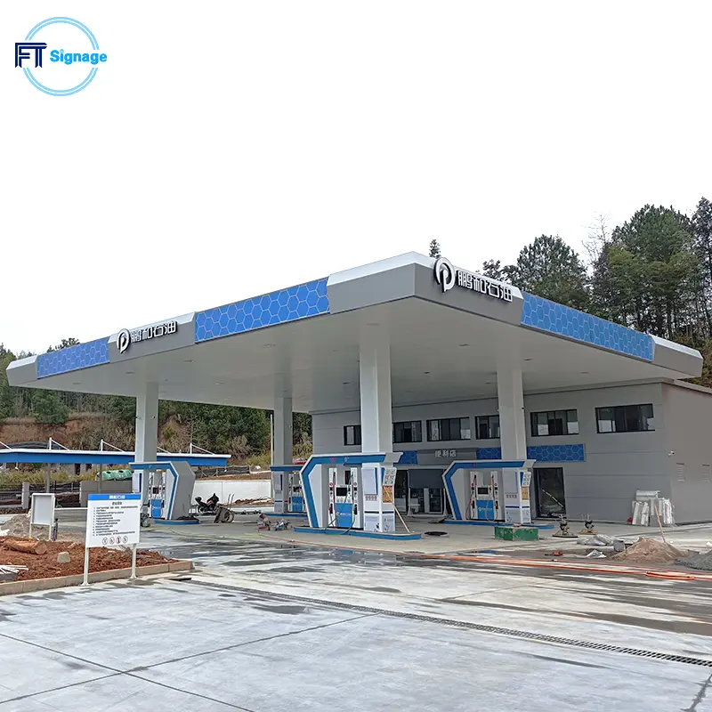 GasFuel Station Canopy Sign - 2