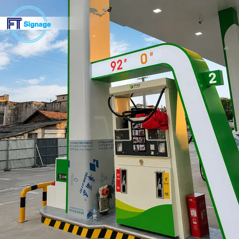 GasFuel Station Canopy Sign - 3
