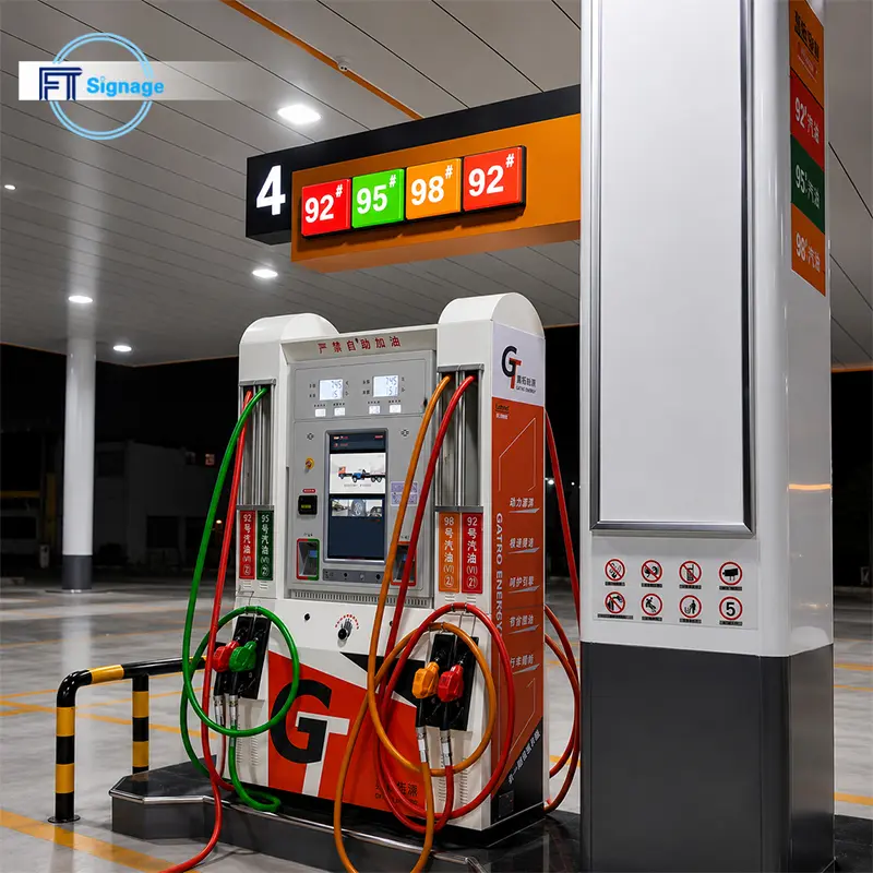 GasFuel Station Canopy Sign - 1