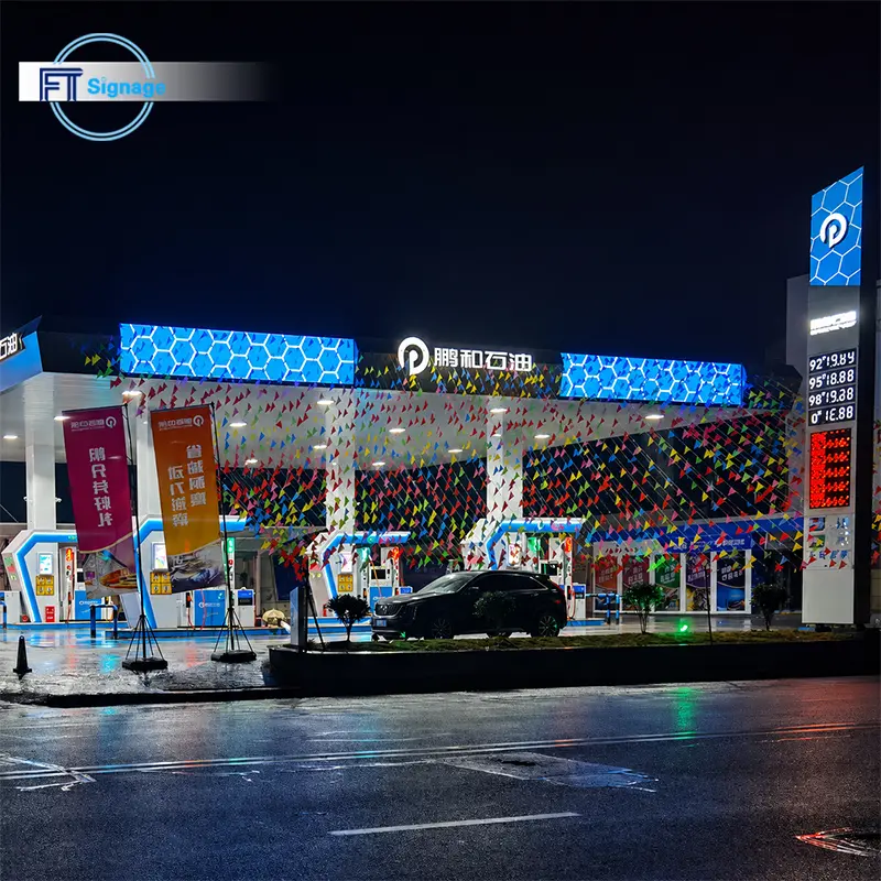 Gas & Fuel Station Price Tower - 2