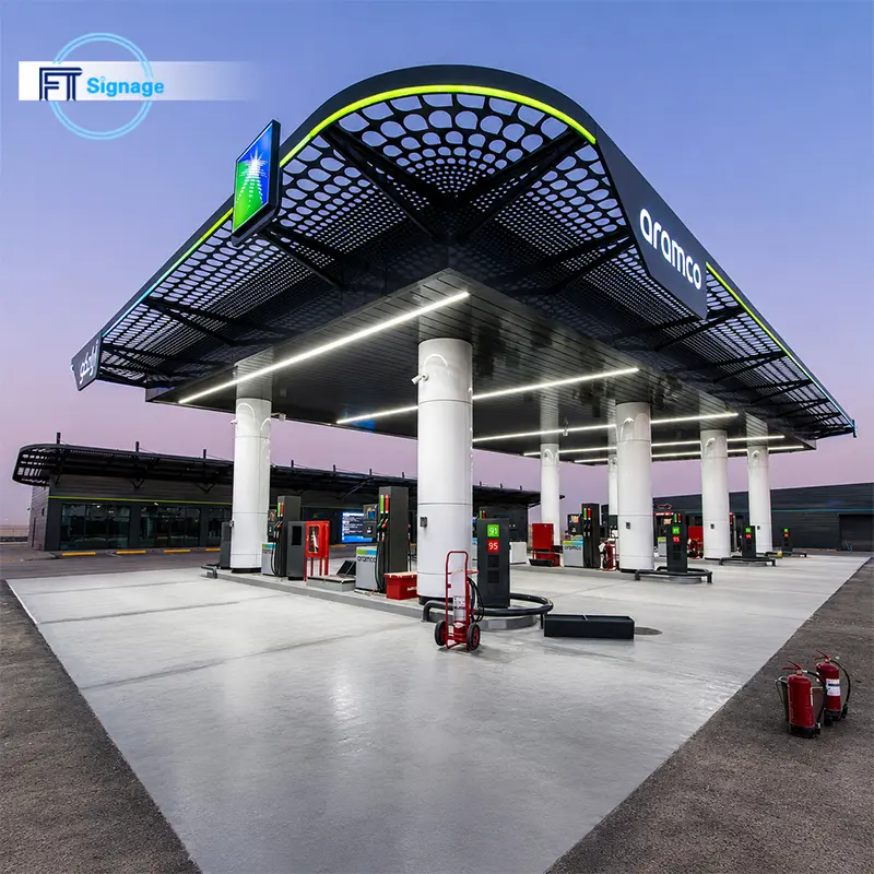 GasFuel Station Canopy Sign - 2