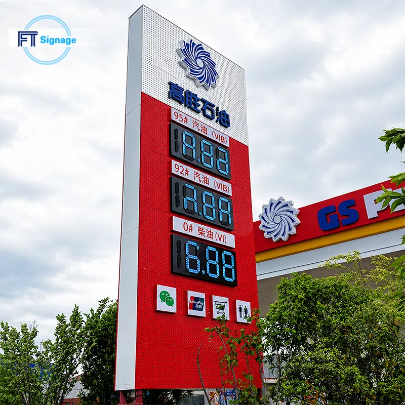 Gas & Fuel Station Price Tower